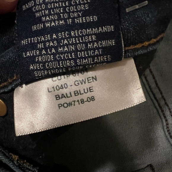 Fidelity Denim Jeans Gwen High Rise Skinny Size 29 - Picture 8 of 9